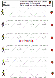 Düz Çizgi Çalışmaları